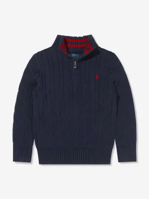 Ralph Lauren Boys Half Zip Jumper