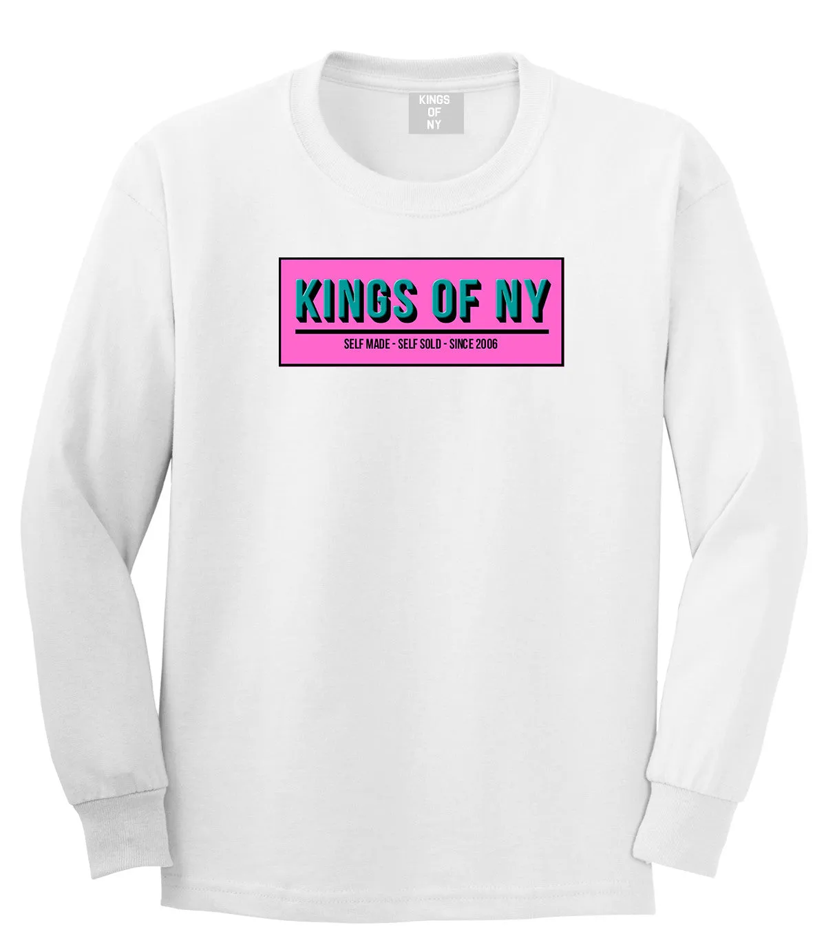Self Made Self Sold Pink Long Sleeve T-Shirt