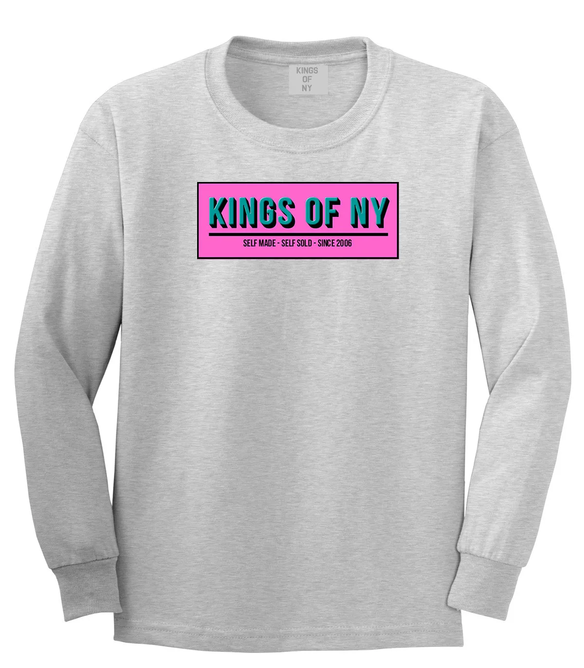 Self Made Self Sold Pink Long Sleeve T-Shirt