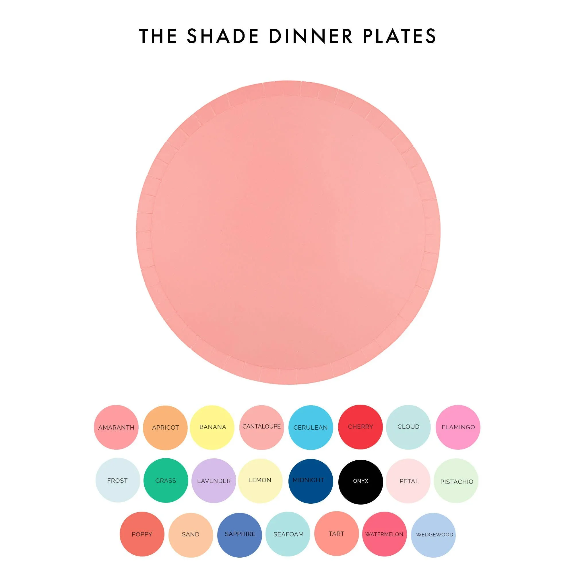 Shades Dinner Plates - 8 Pk. - Color: Pistachio