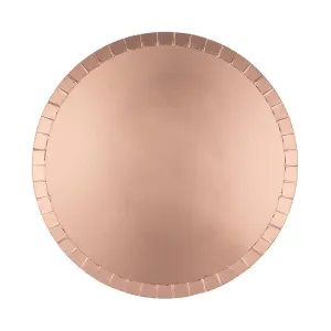 Shades Metallic Dessert Plates - 8 Pk. -Rosewood