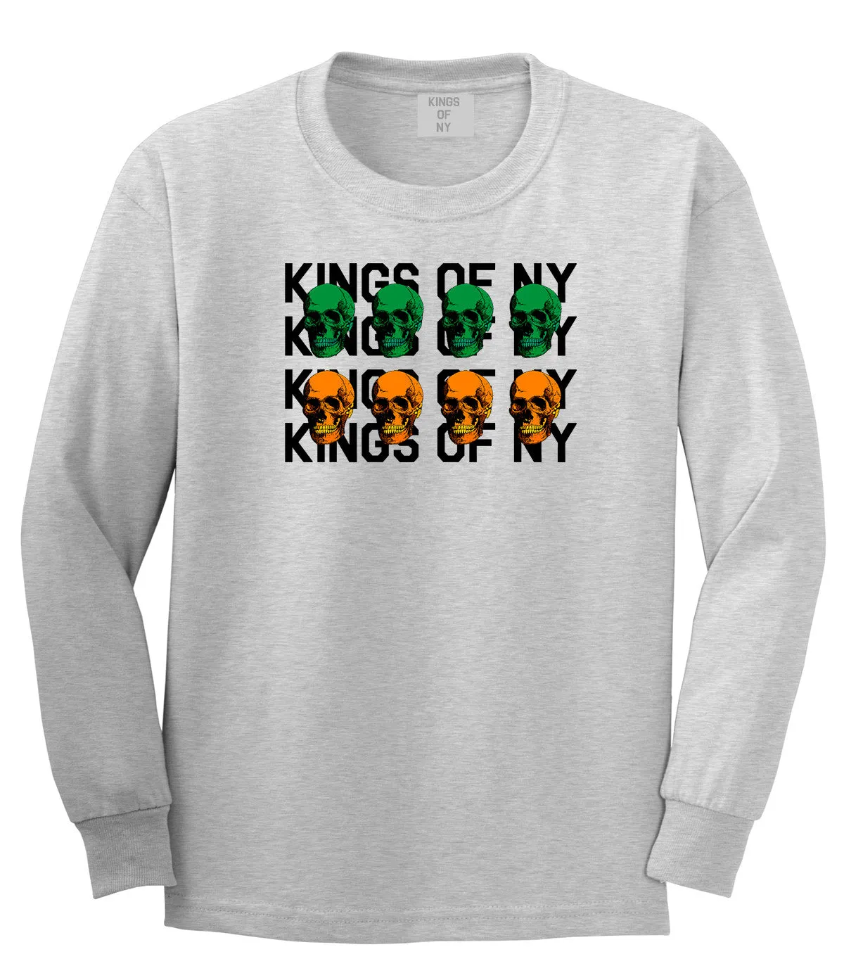 Skull Colors Long Sleeve T-Shirt