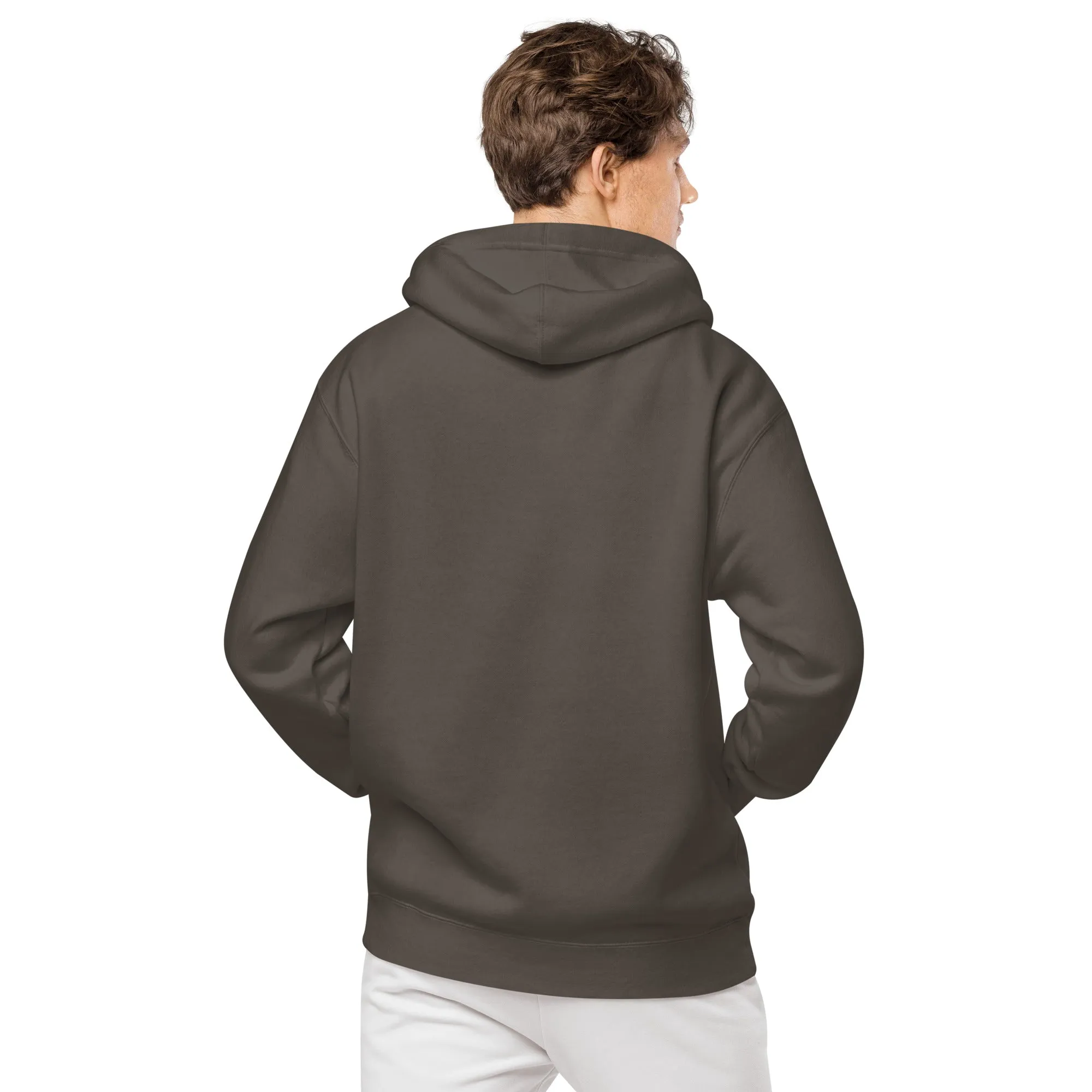 Smiley Face Design Unisex Pigment-Dyed Hoodie