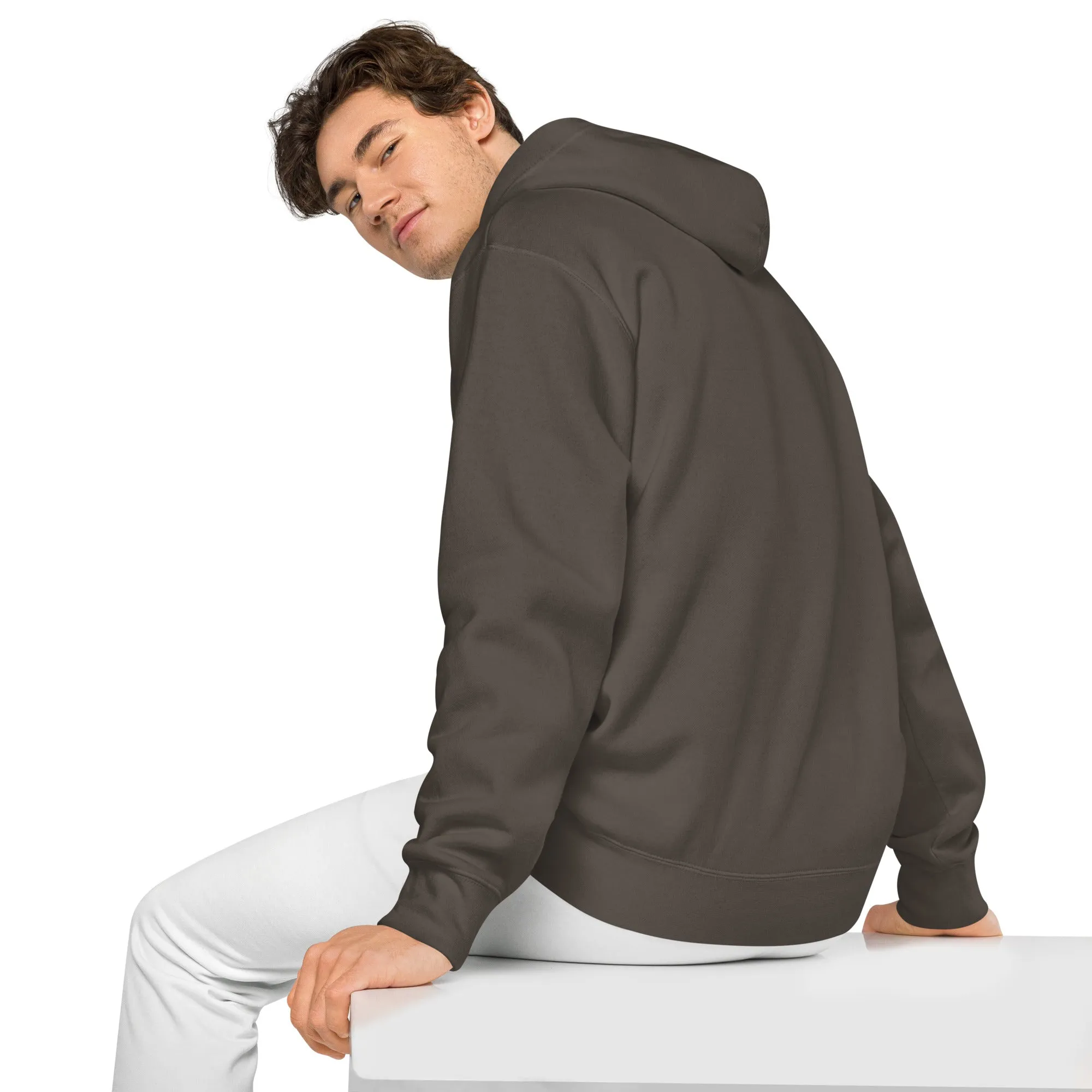 Smiley Face Design Unisex Pigment-Dyed Hoodie