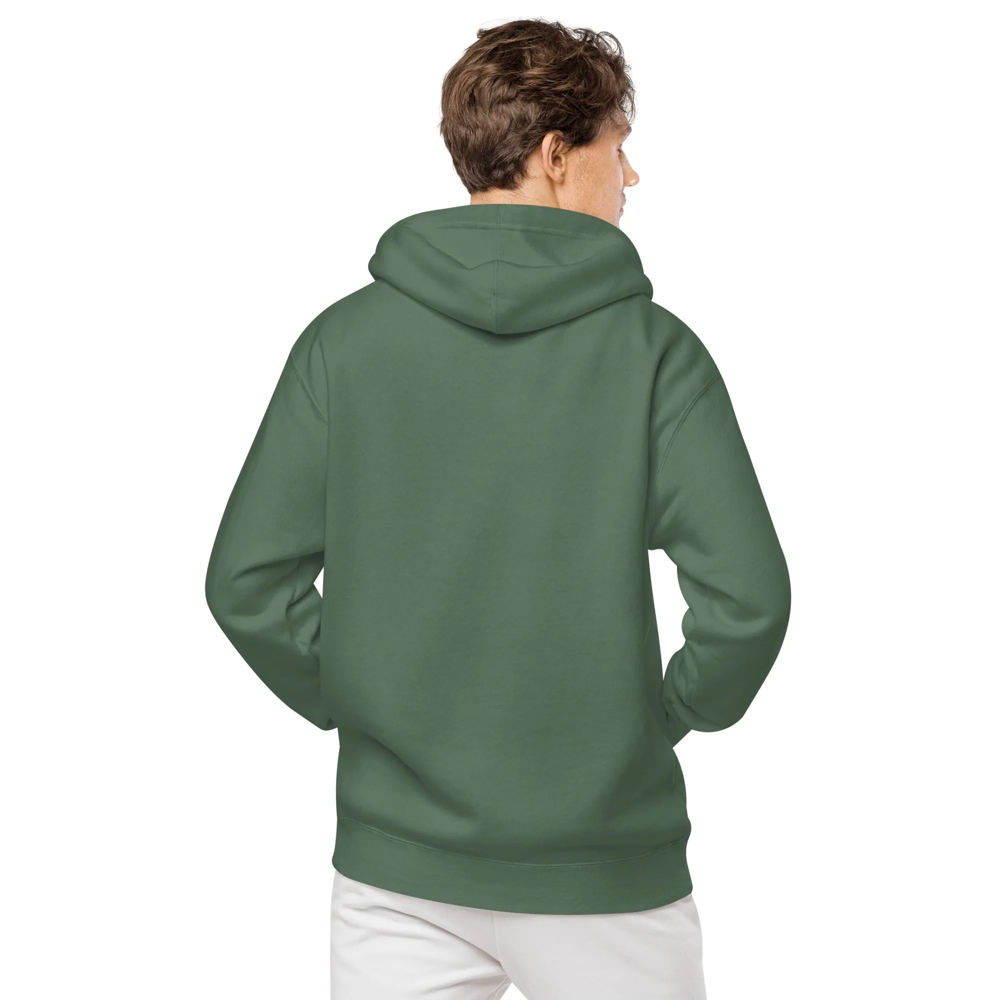 Smiley Face Design Unisex Pigment-Dyed Hoodie