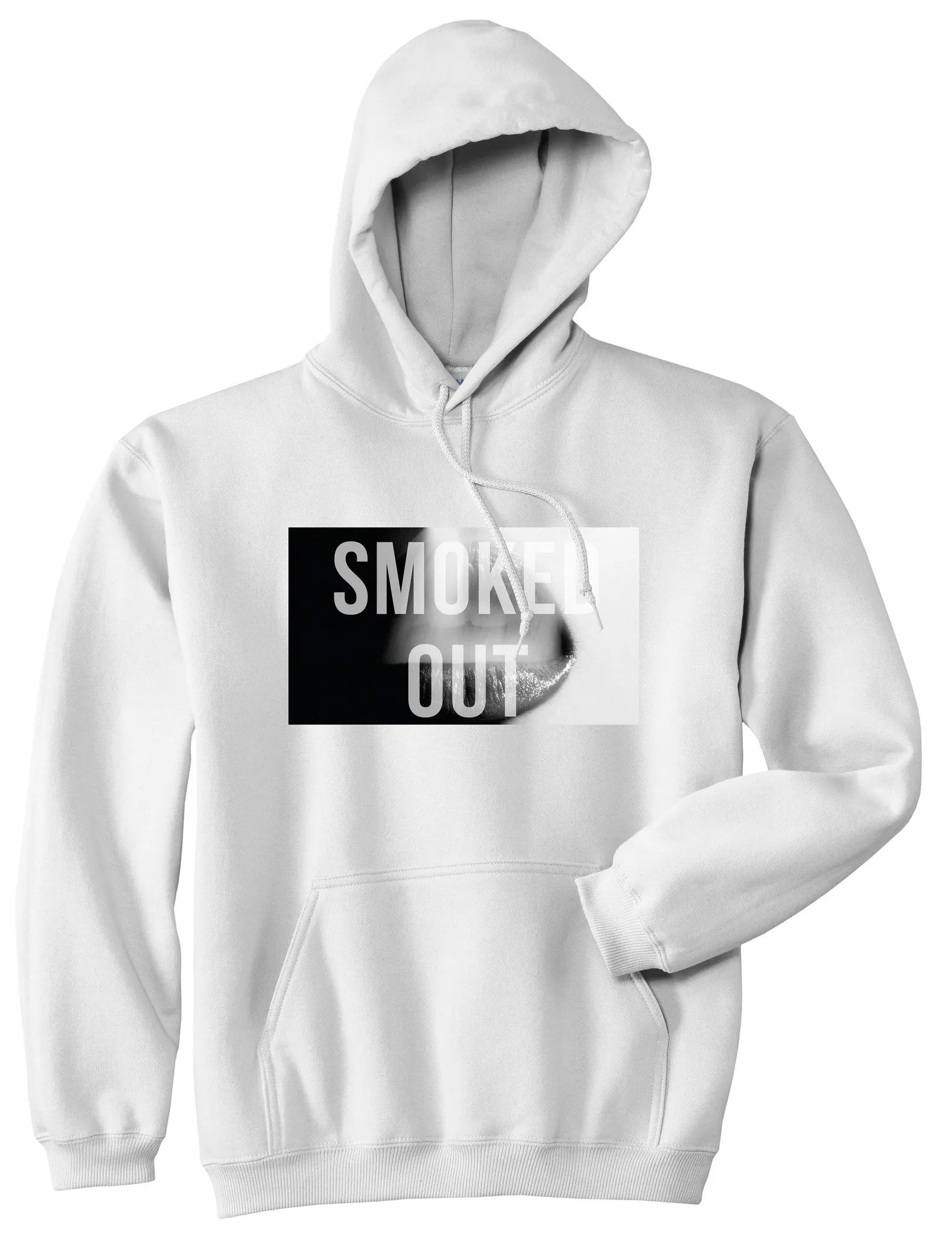 Smoked Out Weed Marijuana Smoke Pullover Hoodie Hoody