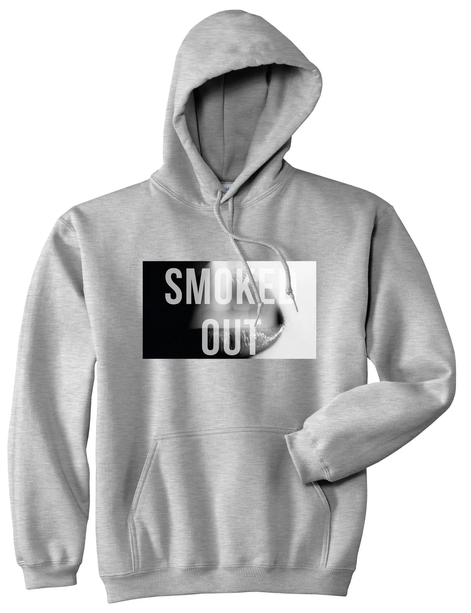 Smoked Out Weed Marijuana Smoke Pullover Hoodie Hoody
