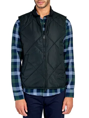 Solid Quilted Vest