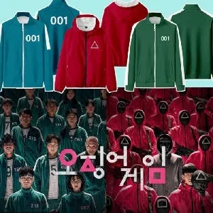 Squid Game - Number 240 Type Round Collar Hoodie