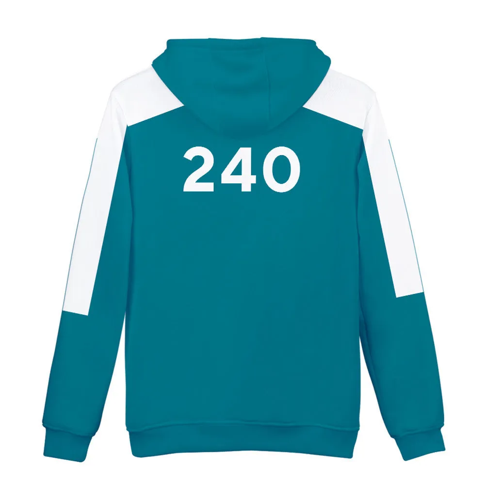 Squid Game - Number 240 Type Round Collar Hoodie