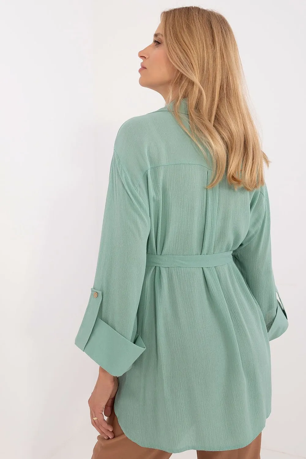 TEEK - Buttoned Belted Shirt