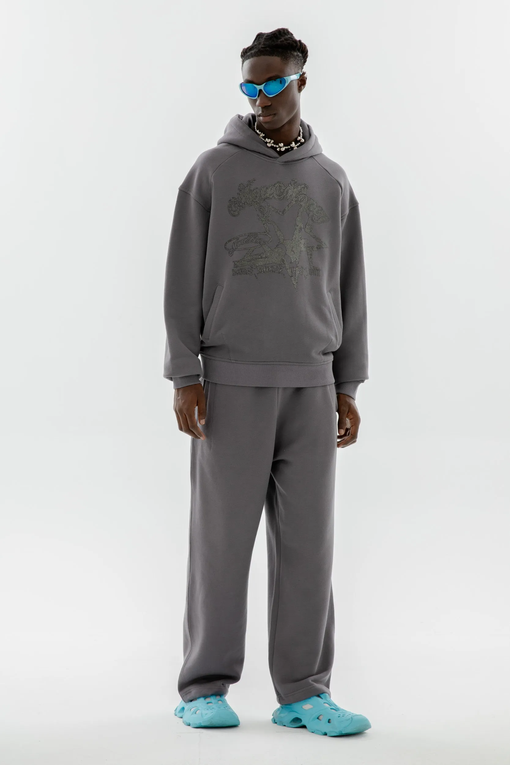 TEMPTING HOODIE STONE GREY