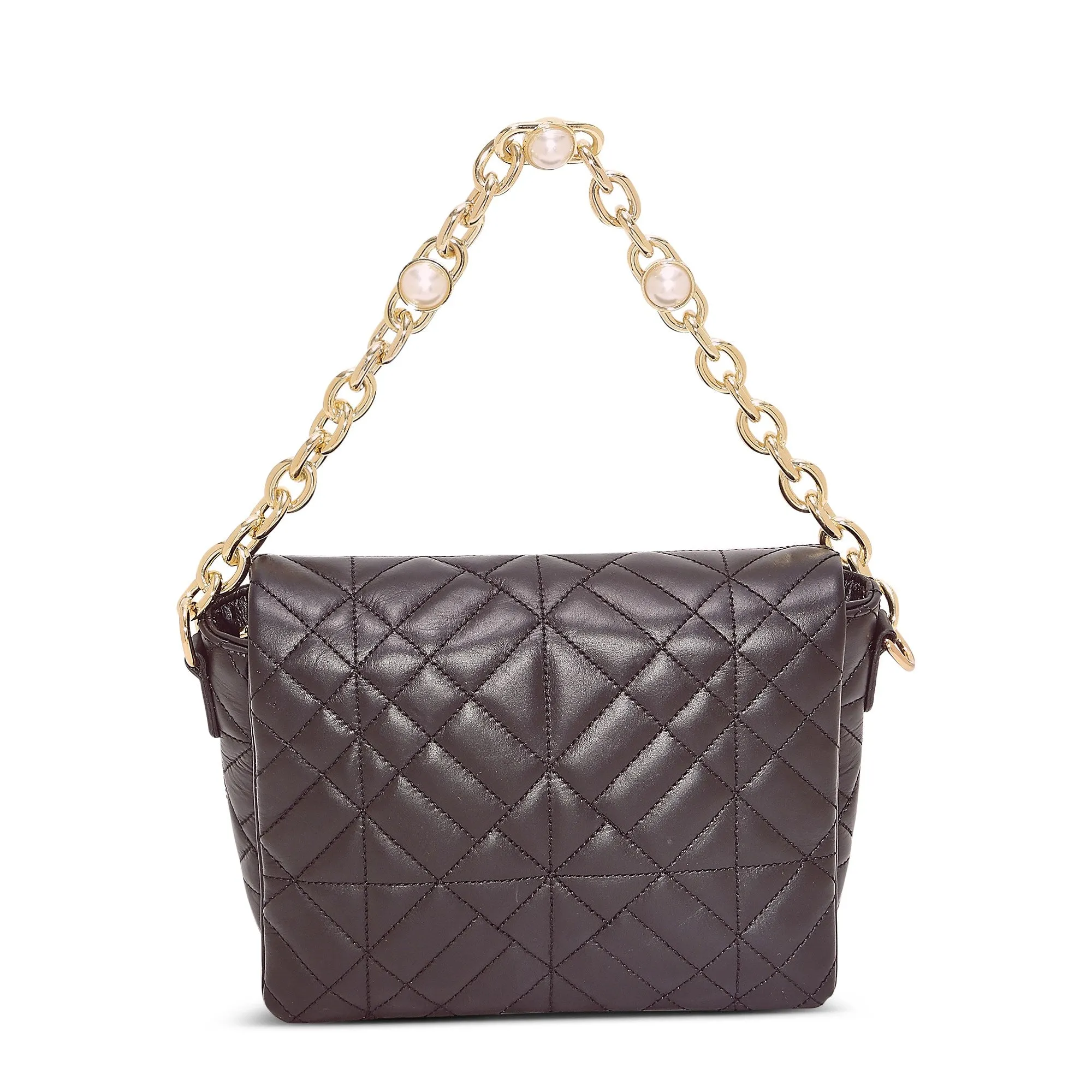 Violet Quilted Shoulder/Crossbody Bag