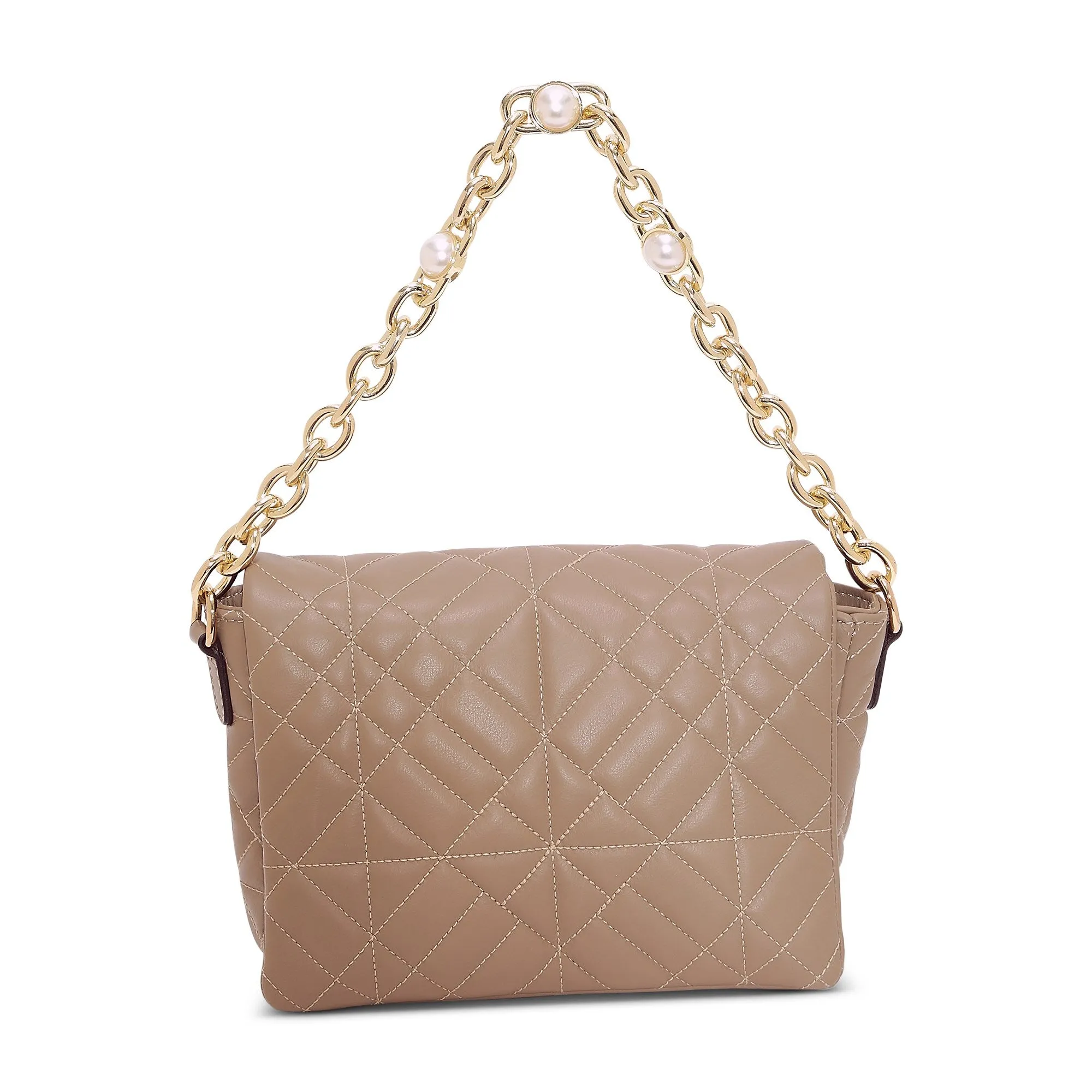 Violet Quilted Shoulder/Crossbody Bag